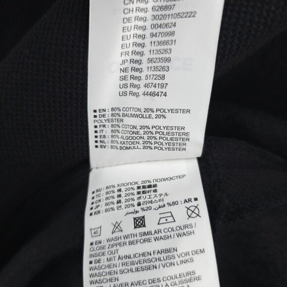 NWT ONEPIECE Slow Jumpsuit Black Hooded Cotton Blend Long Sleeve Unisex Size XS - Picture 9 of 9